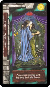 ֮ - Lord of the Rings Tarot -  - The Lovers