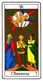 ˹ - Oswald Wirth Tarot -  - The Lovers