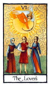 Ӣʼ - Old English Tarot -  - The Lovers