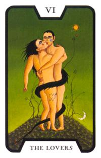 Ů - Tarot of the Witches -  - The Lovers