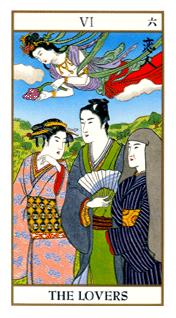  - Ukiyoe Tarot -  - The Lovers