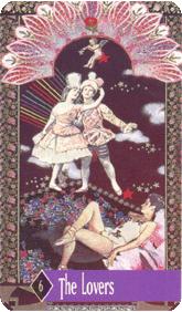 ÷ - Zerner Farber Tarot -  - The Lovers