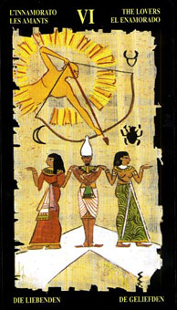  - Egyptian Tarot -  - The Lovers