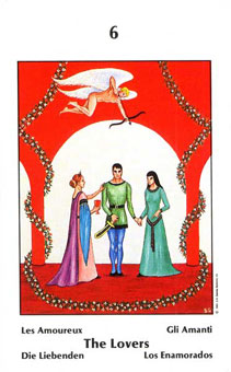 Űֿ - Barbara Walker Tarot -  - The Lovers