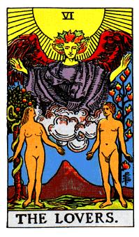 ¡ΰ - Rider Waite Tarot -  - The Lovers