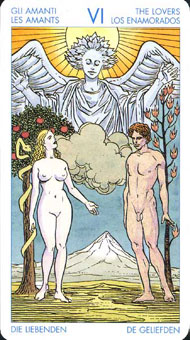 ʥ׳ΰ - Universal Waite Tarot -  - The Lovers