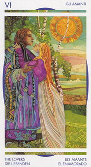 ˮ - Crystal Tarot -  - The Lovers