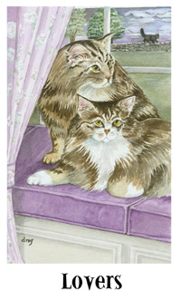 è - Cats Eye Tarot -  - The Lovers