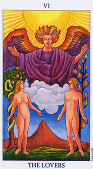 ΰ - Radiant Rider-Waite Tarot -  - The Lovers