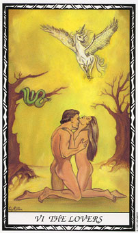  - Unicorn Tarot -  - The Lovers