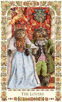 ˲è - Baroque Bohemian Cats Tarot -  - The Lovers