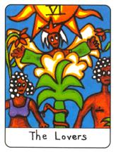  - African Tarot -  - The Lovers