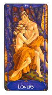  - Art Nouveau Tarot -  - The Lovers