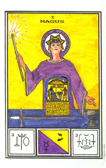 ħʽ - Tarot Of Ceremonial Magic - ħʦ - The Magician