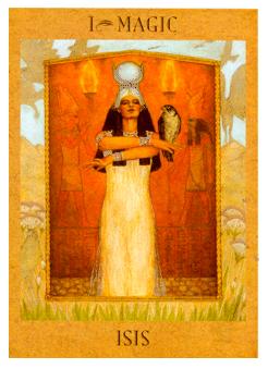 Ů - Goddess Tarot - ħʦ - The Magician