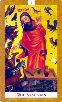 ƽʱ - Golden Tarot - ħʦ - The Magician