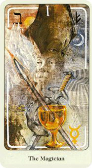  - Haindl Tarot - ħʦ - The Magician