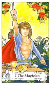 ɭ޲ - Hanson Roberts Tarot - ħʦ - The Magician