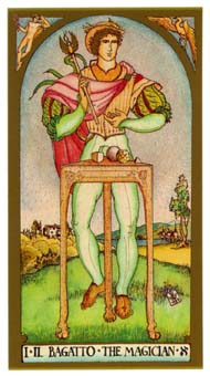 ո - Renaissance Tarot - ħʦ - The Magician