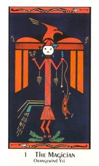 ʥ - Santa Fe Tarot - ħʦ - The Magician