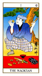  - Ukiyoe Tarot - ħʦ - The Magician