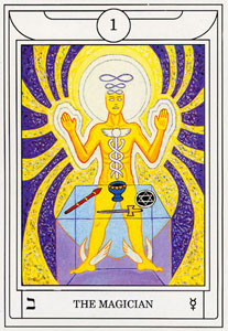 ƽ - Golden Dawn Magical Tarot - ħʦ - The Magician