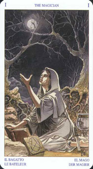 ͽ - Pagan Tarot - ħʦ - The Magician