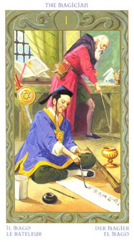 ֮ - Tarot of the Journey to the Orient - ħʦ - The Magician