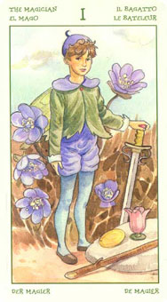 ֮ - The Spirit Of Flowers Tarot - ħʦ - The Magician