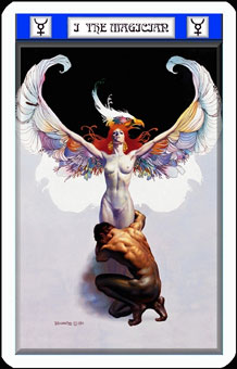 ˹Լ - Boris Vallejo Tarot - ħʦ - The Magician