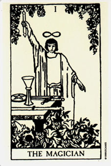 ҹ - Glow In The Dark Tarot - ħʦ - The Magician