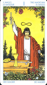 ʥ׳ΰ - Universal Waite Tarot - ħʦ - The Magician