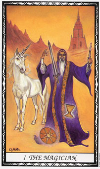  - Unicorn Tarot - ħʦ - The Magician