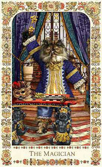 ˲è - Baroque Bohemian Cats Tarot - ħʦ - The Magician