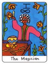  - African Tarot - ħʦ - The Magician