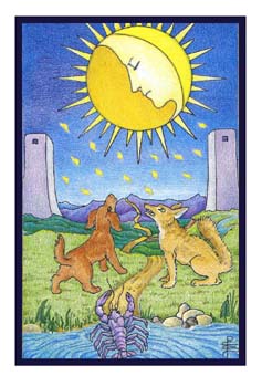 ³ - Epicurean Tarot -  - The Moon