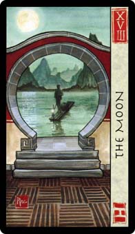 ˮ - Feng Shui Tarot -  - The Moon