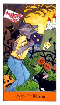 ʥ - Halloween Tarot -  - The Moon