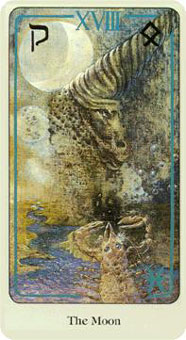  - Haindl Tarot -  - The Moon