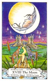 ɭ޲ - Hanson Roberts Tarot -  - The Moon