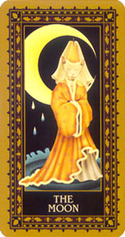 è - Medieval Cat Tarot -  - The Moon