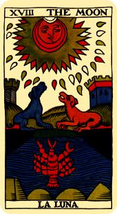  - Marseilles Tarot -  - The Moon