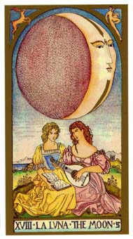 ո - Renaissance Tarot -  - The Moon