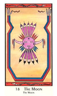 ʥ - Santa Fe Tarot -  - The Moon