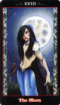 Ѫ - Vampire Tarot -  - The Moon