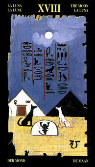  - Egyptian Tarot -  - The Moon