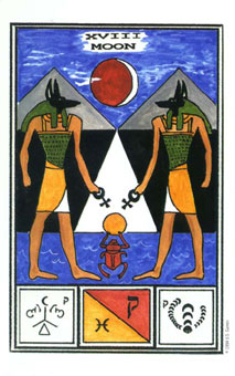 ħʽ - Tarot Of Ceremonial Magic -  - The Moon