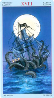  - Sea Rover Tarot -  - The Moon