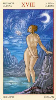 ɯ - Mona Lisa Tarot -  - The Moon