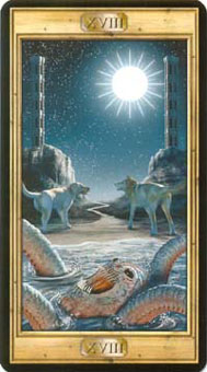 ͼԿΰ - Pictorial Key Tarot -  - The Moon